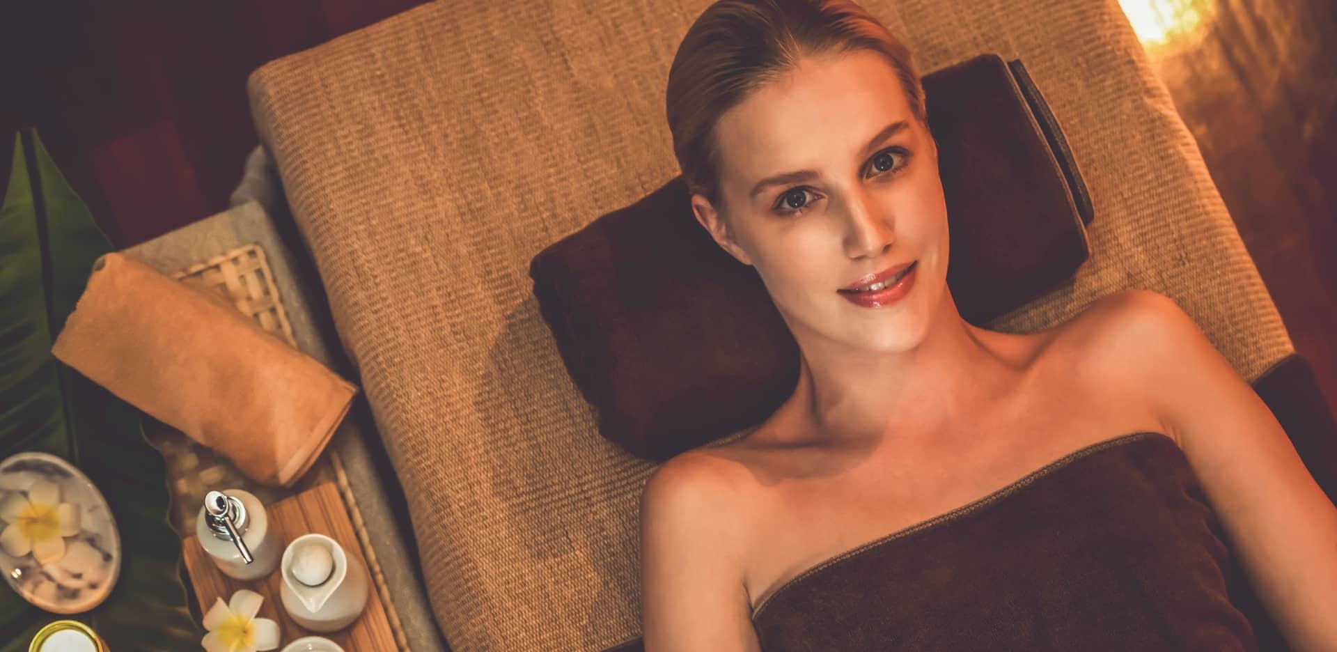 woman getting a massage